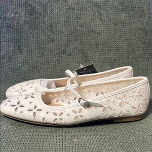 Wild Fable Cream Floral Cutout Flats